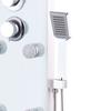 Vidaxl Shower Panel, Glass, 25 X 44.6 X 130 Cm, White