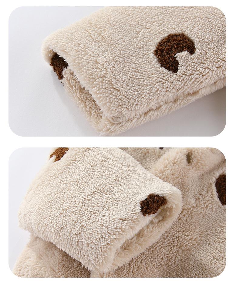 Fleece-Lined Quilted Baby Jumpsuit for Autumn & Winter - 300g Cotton, Hooded Outerwear