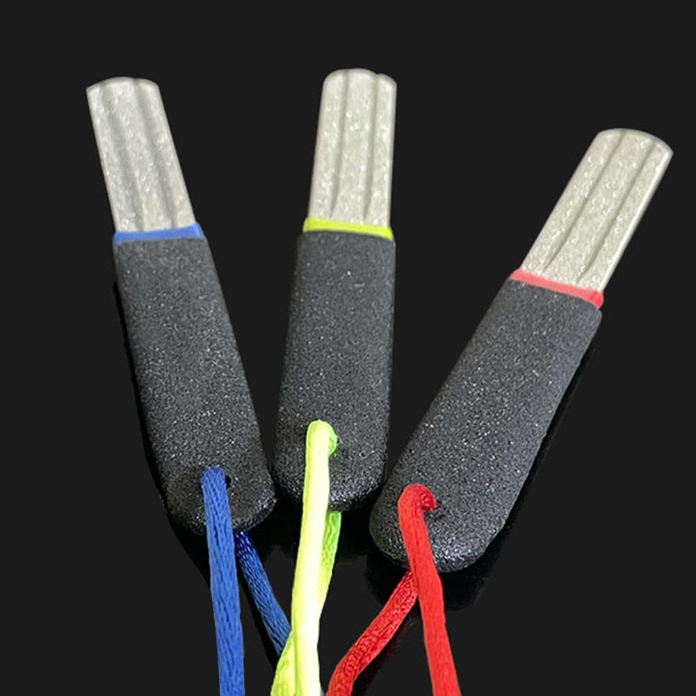 Fishing Hook Sharpener Diamond Hook File with Double Sided Fine and Medium Grit Portable Grinding Tool Double Groove for Fishing