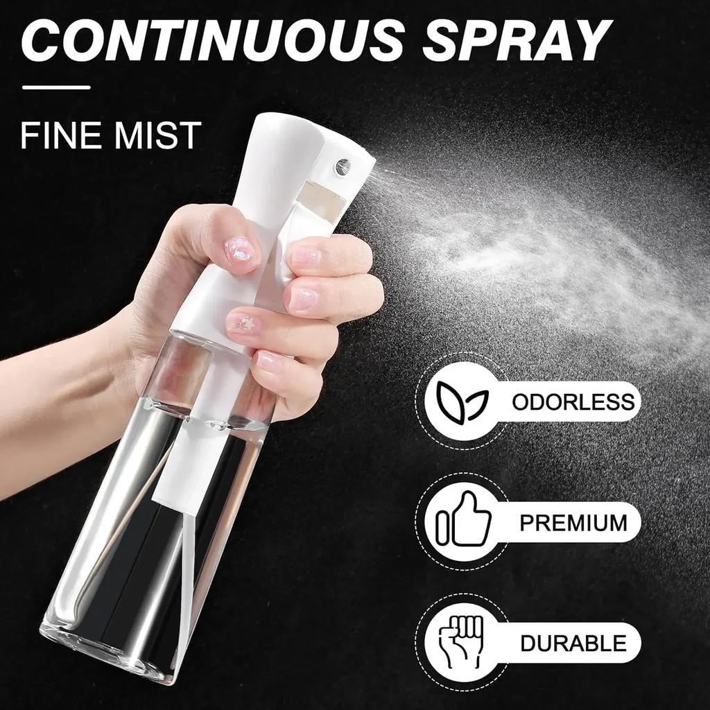 200/300/500ml Spray Bottle Refillable High Pressure Mist Bottle Hair Care Plant Watering Sprayer Water Alcohol Liquid Mist
