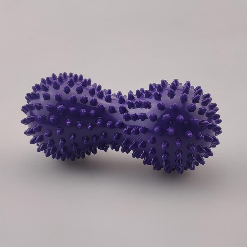 PVC Spiky Peanut Massage Ball for Acupressure, Yoga, and Fitness