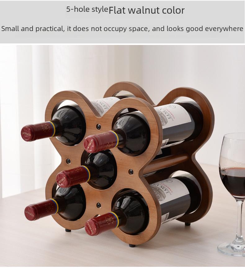 Xiao Zhujiang Europäischer Stil Arbeitsplatten-Weinregal mit Gitterornamenten