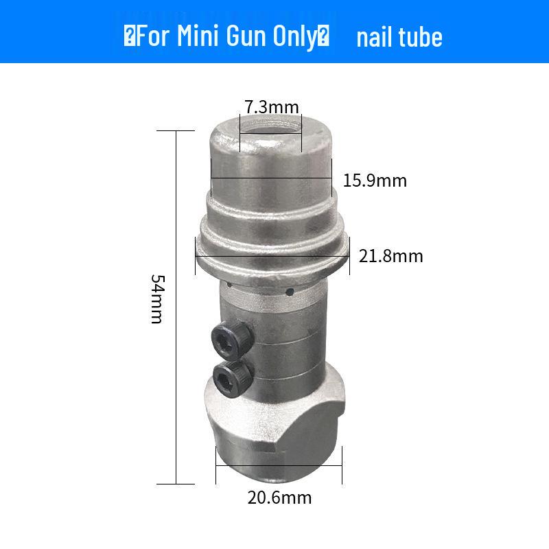 Mini Nail Gun Accessories: Firing Pin, Powder Nail Needle, Sleeve, Spring, Handle, Rust Oil, Toolbox, Universal Parts