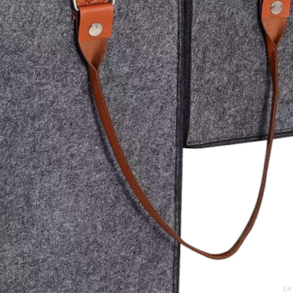 Filz Treppen-Organizer Korb 44.5x24x43cm Waschbar Zubehör Vielseitig Leichtgewicht für Haushalt