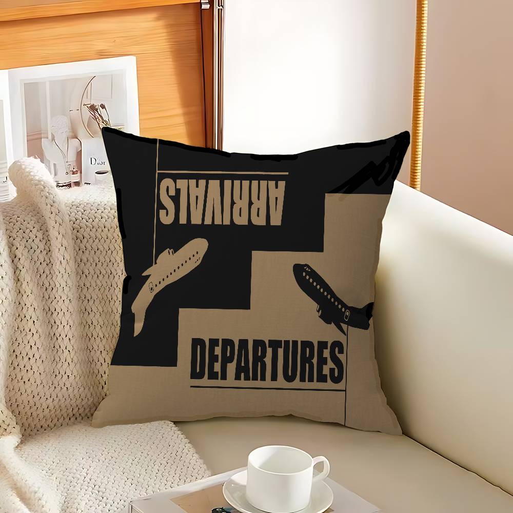 Pilot Captain Stripes Pillowcase Toon Gift Cushion Cover Bedroom Home Sofa Chair Seat Decor Pillow Case