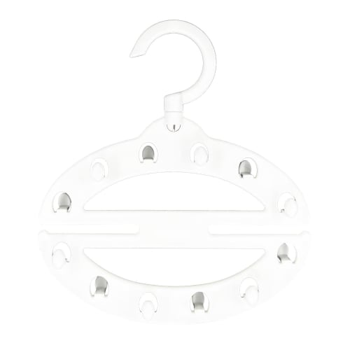 Shinkohanger Monochrome Belt Holder Hanger, White