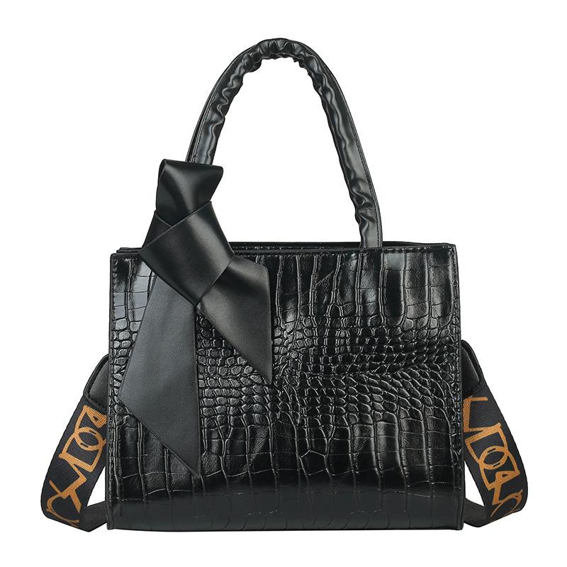 Geantă de mână pentru femei populară, nouă, la modă, cu textură, trend, umăr, crossbody, culoare solidă, sălbatică, capacitate mare, pachet PU