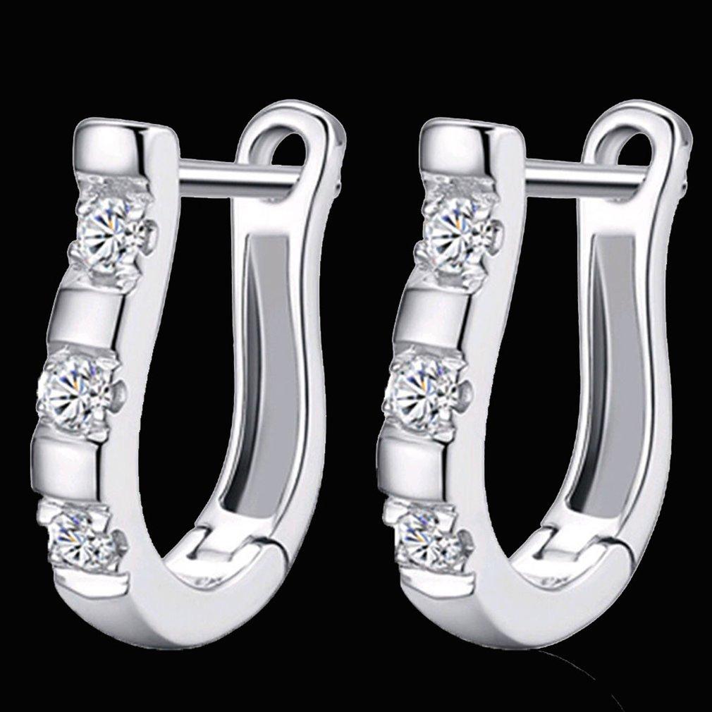 

Модные серьги с цирконием для женщин и девочек, серьги-гвоздики с кристаллами, ювелирные изделия, лучшие подарки для женщин