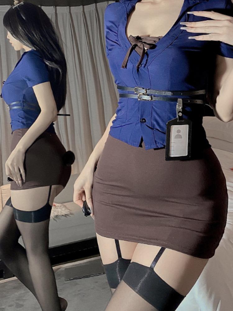 Sexy Babydoll Exotic Costumes Sensual Lingerie Transparent Bandage Erotic Apparel Porn Goth Sex Cosplay Outfit Teddy Bodysuit