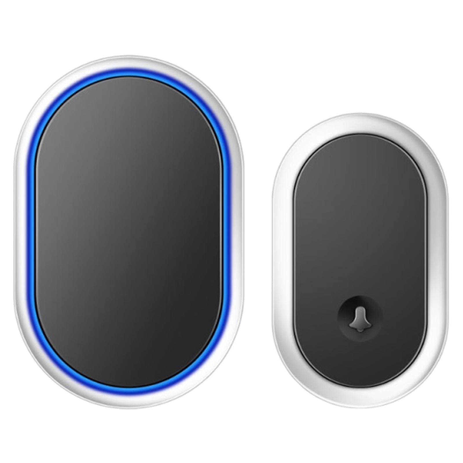 

Wireless Doorbell 300M/984Ft Range Door Chime Adjustable Volume Call Bell for Elderly/Patient/Disabled at Home
