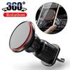 Nouveau Support de Téléphone Magnétique pour Voiture Rotation à 360° Clip pour Grille d'Aération de Voiture Aimant Puissant Support pour Téléphone Portable pour iPhone Xiaomi Samsung