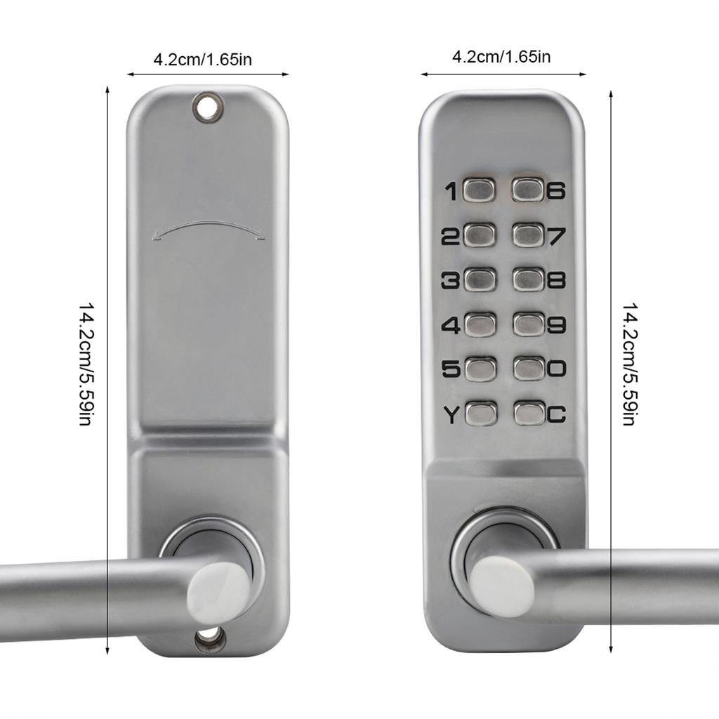 1 - 11 Digit Combination Cam Door Zinc Alloy Convenient Password Security Coded Lock Door Coded Lock Door Lock Coded Lock