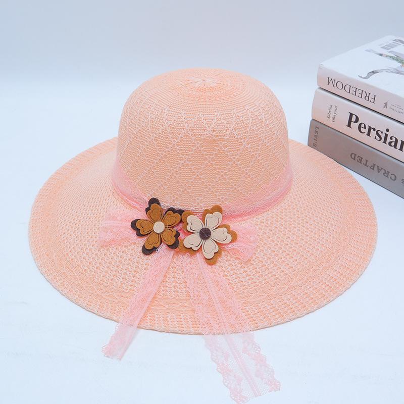 Straw Straw Hat Women's Big Eaves Beach Hat Summer Shading Sun Hat Outdoor Travel Seaside Spring and Autumn Versatile