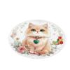 Round Carpet Bedroom Stain-resistant Cartoon Cat Bedside Children's Rug Floor Mat Living Room Washable Thickened Coffee Table Mat