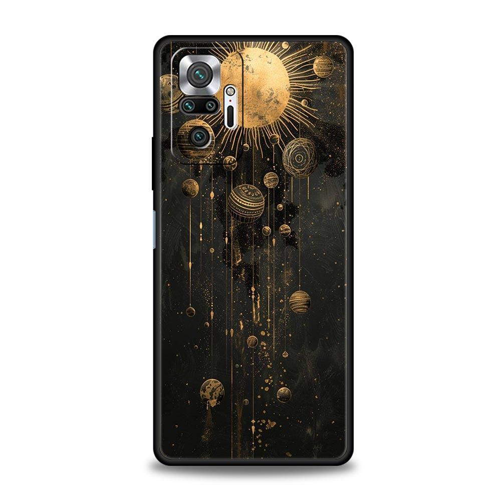 Fashion Starry Sky Stars Phone Case Cover for Redmi 14C 10C Note 15 14 13 12 10 11 K40 Pro Plus 5G Shockproof Soft TPU Shell