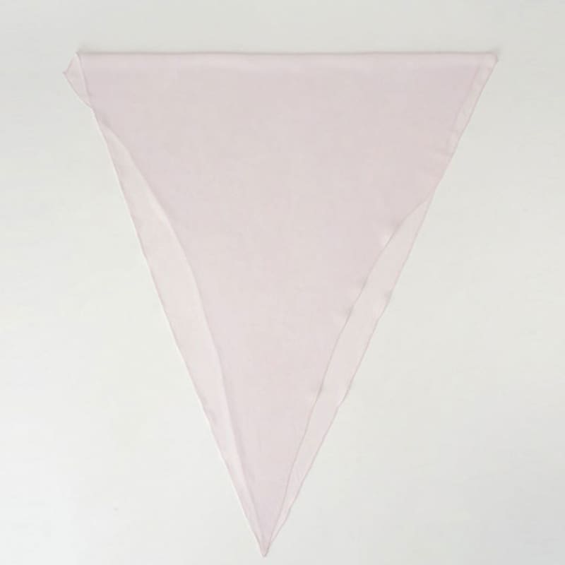 DER RYE Seidenchiffonschal(Hell-Pink)