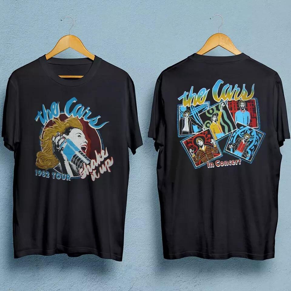 The Cars band Tour Men Tshirt Black Unisex All Sizes S to 5Xl Unisex T-Shirt XXXL