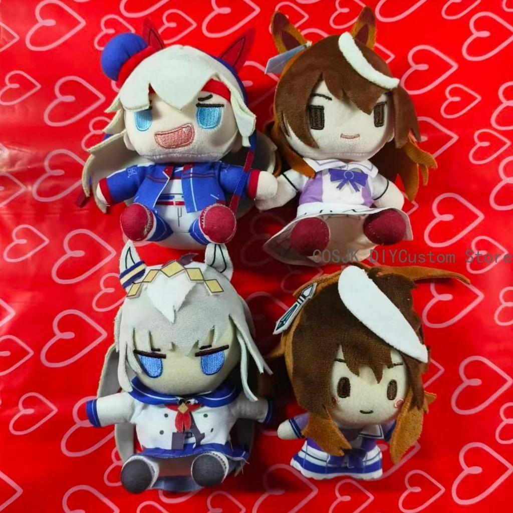 10CM Pretty Derby Oguri Cap Cosplay Anime Plush Cartoon Figure Model Plushie Backpack Decoration Plush Pendant Cartoon Gift