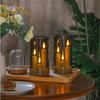 Led Acrylic Candle Set With Remote Control For Wedding Party Event Decor