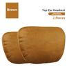 Universal Car Headrest Pillow Neck Cushion Woman Car Neck Pillows Man Waist Pillow Bolster Solid Color Car Neck Headrest