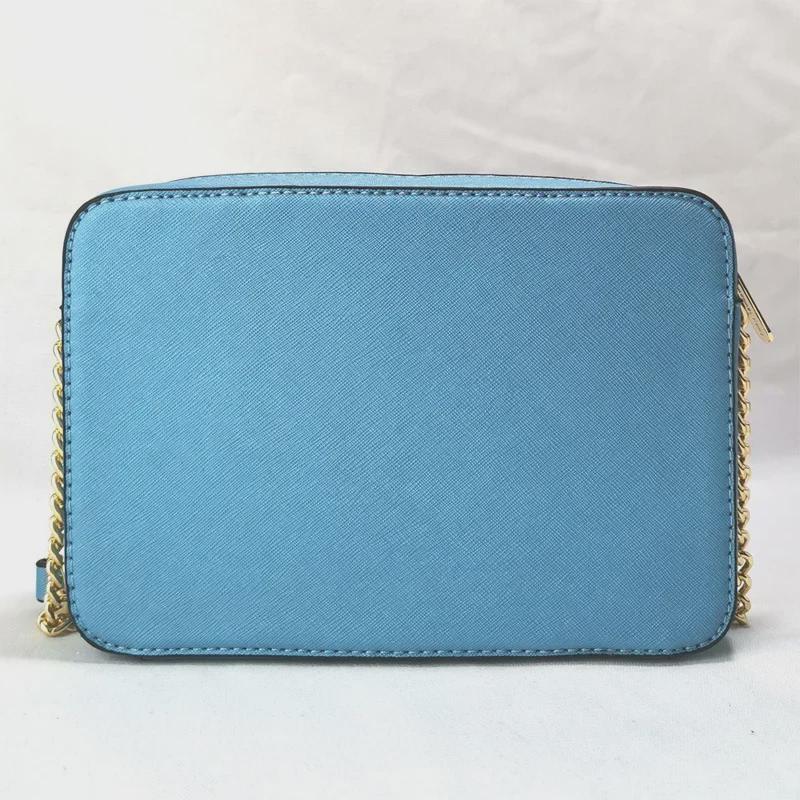 Dámská trendy malá crossbody čtvercová taška z PU kůže s řetízkovým popruhem 2024