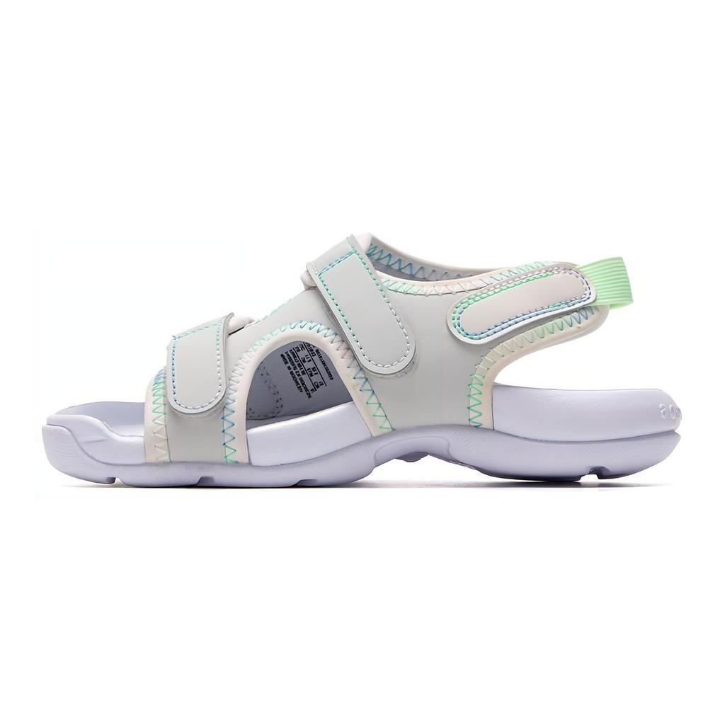 Nike Sunray Adjust 6 Non-Slip Shock Absorbing Breathable Sandals Kids Sandals Green Gray White FN4873-001