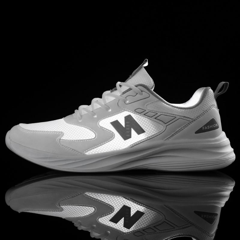 Summer New Men's Shoes Fashion Casual Running Shoes Men's and Women's Couples Summer Breathable Mesh Soft-soled Sports Shoes