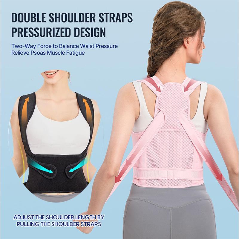 Breathable Mesh Posture Corrector: Invisible Shoulder Back Support Belt