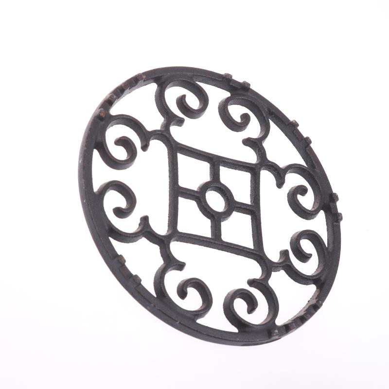 Non-Slip Cast Iron Trivet For Gas Stove - Durable Pot Holder, Decorative Kitchen Accessory For Enhanced Cooking Safety