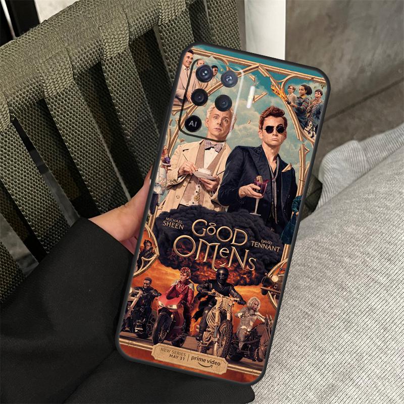 Good Omens Case For Oppo A18 A38 A58 A78 A98 A74 A94 A54 A40 A60 A80 A16 A76 A96 A15 A57S A17 A77 Cover