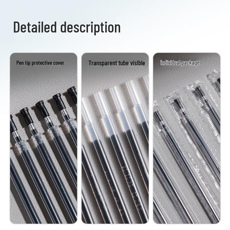 Deli 0.5mm Bullet Tip Gel Pen Refills