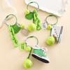 Tennis Cloth Shoes Mobile Phone Pendant Cute Mini Tennis Keychain Bag Hanging Sports Competition Commemoration