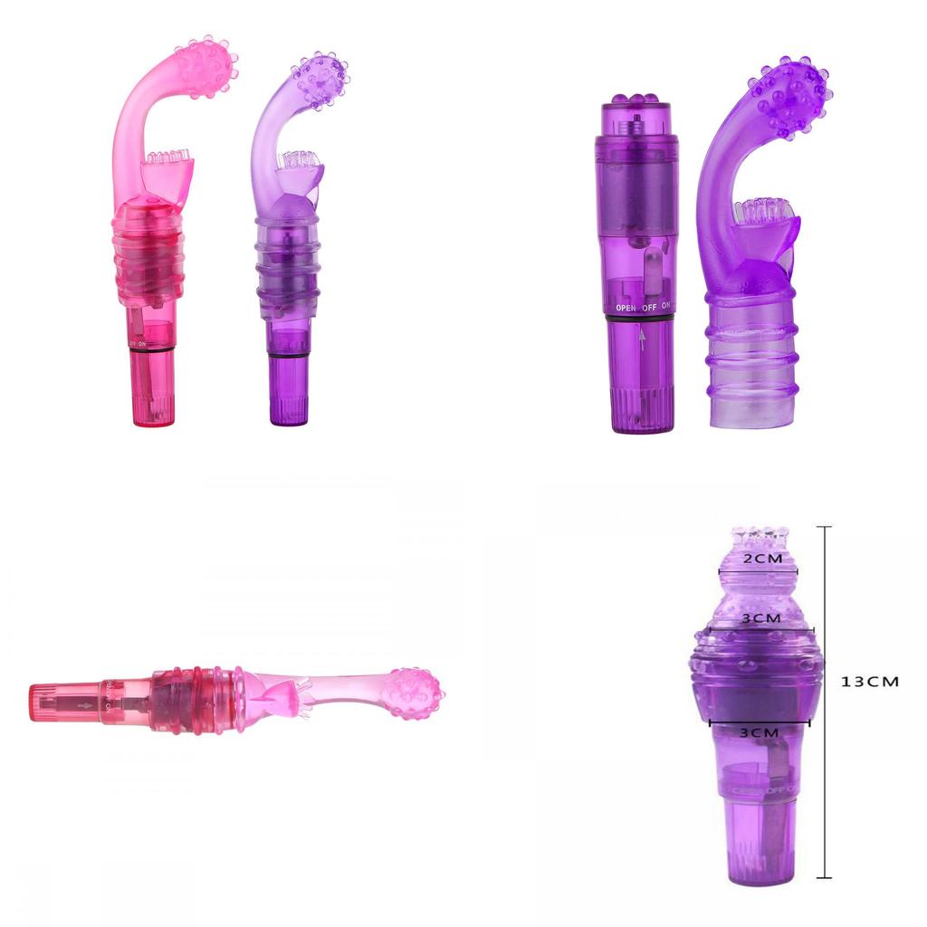 Vibrating Women Gspot Dildo Clitoral Stimulator Vibrator Massager Adult Sex Toy