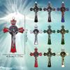 Multi Style St. Benedict's Cross, Jesus Christ Pendant, Religious Prayer Decoration Supplies