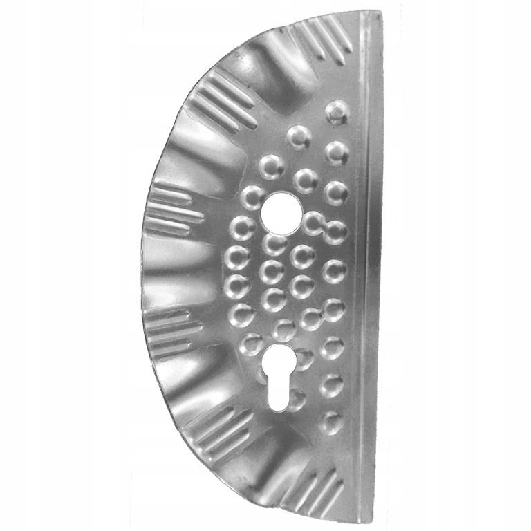 Szyld lewy 90 rozstaw otworów elementy kute 63.102.90 h275xl130 3mm