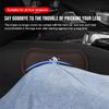 For Peugeot 308 408 508 RCZ 208 3008 2008 206 207 108 406 407 408 206 207 208 306 307 1Pcs Leather Car Pillow Car Knee Pad Elastic Memory Foam Leg Pad