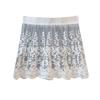 Transparent Lace Underskirt Slips High Waist Mesh Underskirt Slips Dress  Girls