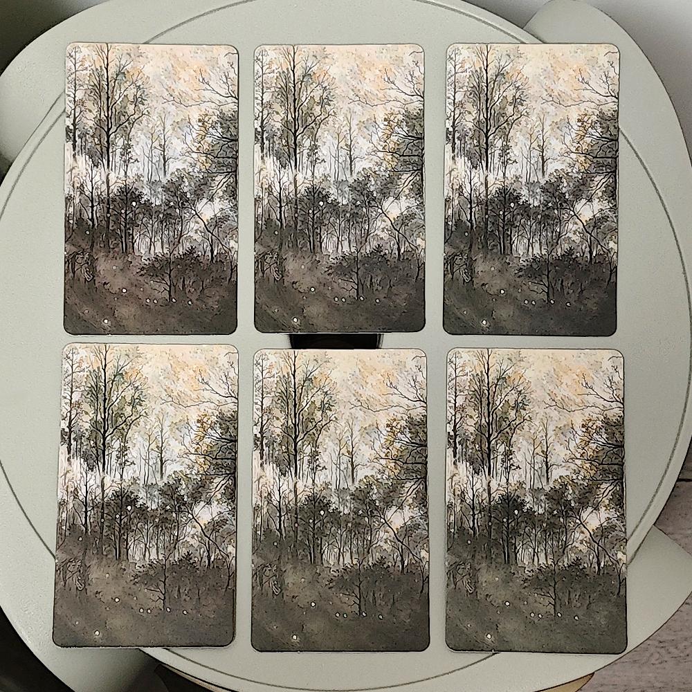 10.3*6cm Shadow Fates Tarot Deck, 78 Pcs Dark Cards Steeped In Folklore, Myth, and The Wisdom of Shadow - Russian Language