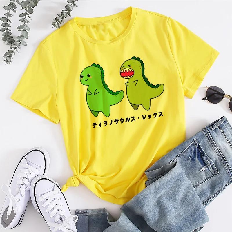 Womens Tshirt Hip Hop Street Wear Harajuku Short Sleeve Tshirt Cute Frog Printed Tshirt Summer Top