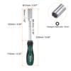 1/2 Pcs Metric Nut Driver CR-V Non-Magnetic Tip Hollow Shafts Hex Socket Screwdriver with Non-Slip Handle for Automobile Repair