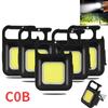 Mini LED Breloc Lumină Mutifuction Portable USB Reîncărcabil Buzunar Lumină de lucru cu tirbușon în aer liber Camping Pescuit Alpinism