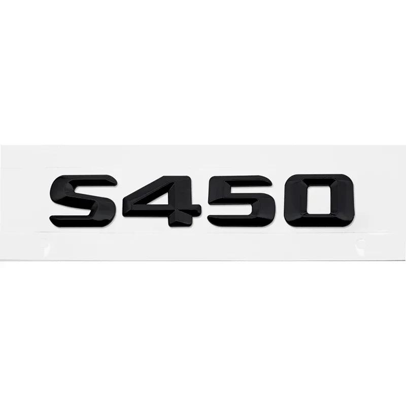 adrjhr1 For Mercedes Benz Modified 3D Car Letter Sticker Rear Trunk Tail Decorative Badge Emblem for Mercedes Benz S400 S420 S430 S450 S