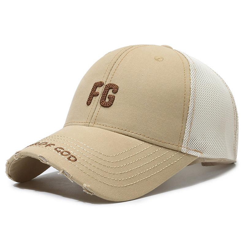 Fashionable Fg Baseball Cap With Embroidered Letters Comfortable Adjustable Hat For All Seasons