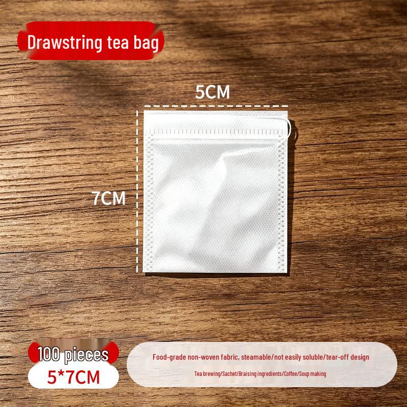 Non-woven Tea Filter Bag with Drawstring for Tea and Chinese Medicine