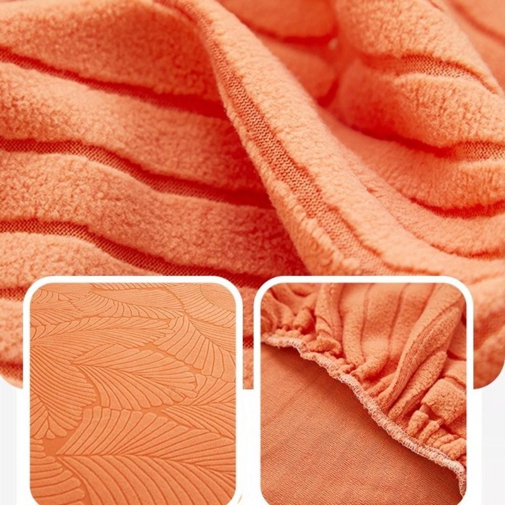 High Back Dining Chair Cover Elastic Spandex Slipcover Jacquard Chair Cover Stretch Jacquard Kitchen Chair Cover Dining Room