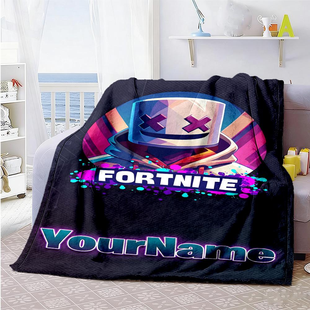 Roblox 121 Customize Text Blanket Throw Personalized Blanket Durable Comfort Perfect for Livingroom Bedding Office Home Decor