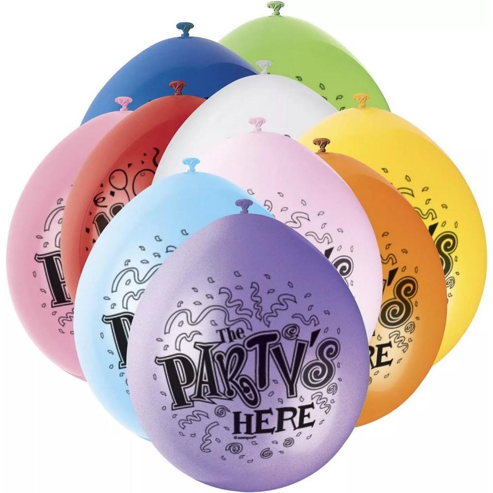 The Parties Here Latex Balloons (Pack of 10)