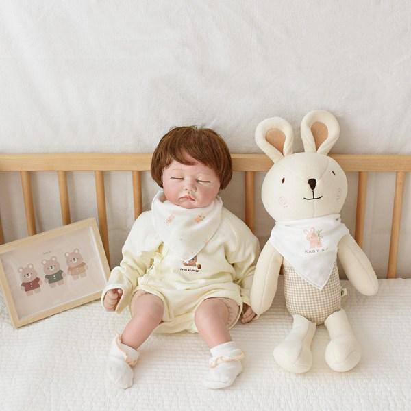 Baby & I Infant Bamboo Printed Handkerchief Pattern 6p + Point 4p Set, Korean Baby Products