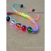 Birth Year Five Elements Peace Beads Bracelet Dragon Boat Festival Colorful Rope Men and Women Couple Handmade Woven Jin Gang Knot Carrying Strap