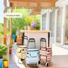 Lightweight Foldable Shopping Cart with Ice Pack for Outdoor and Supermarket Use
